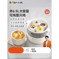 220V Bear Electric Stew Pot Automatic Ceramic Soup Cooker Large Capacity for Home Use DDD