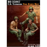 1/35 Resin Figure Unpainted Model Kit, Vietnam War - American Soldier (3 persons), unassembled and unpainted GK, 877R
