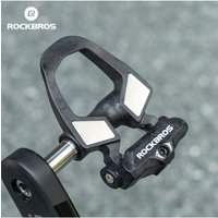 AliExpress ROCKBROS Road Bike Lock Pedal Carbon Fiber Lightweight Faster Self-Locking Pedal Aluminum Alloy SPD Lock Pedal with Lock Cleats