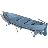 Yao's Studio LYCG220 1/144 1/200 1/350 1/496 1/426 1/429 1/700 Model Upgrades Parts USS Arizona 20Ft motorboat