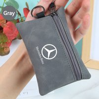 Car Portable Canvas Mini Casual Wallet ID Card Coin Purse For Mercedes Benz AMG Brabus Maybach Smart W204 GLC CLA GLK W205 W203