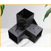Heavy Duty 4x4 Pergola Corner Bracket Kit 3.5x3.5 3 & 4 Way Connectors for Gazebo Pergola Building