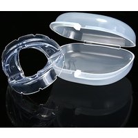 White Anti snoring Stop Grinding Mouthpiece anti snore mouth guard Custom Molding & Adjustable adjustment with storage case