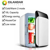 10 liters mini refrigerator car home dual-use car refrigerator car heating and cooling box dormitory insulin refrigerator