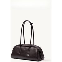 Genuine Leather Bowling Clutch Bags Brand Classic Hobos Phone Purse Underarm Shoulder Commute Pouch Korean Style Tote Handbags