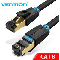 Vention Cat8 Ethernet Cable SSTP 40Gbps Super Speed Cat 8/7 RJ45 Network Lan Patch Cord for Router Modem PC RJ 45 Ethernet Cable