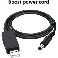 WiFi To Power Cable Connector 5.5*2.1mm Power Supply Cable DC 5V To 5V/9V/12V Step Up Module USB Cable Booster Converter Adapter