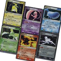 Holographic PKM TCG Proxy Cards Pikachu Mewtwo Mew Rayquaza Gyarados Zapdos Foil Single Trading Cards Collectible Gift Toys