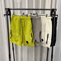 Beach pants, men's ice silk shorts, summer work pants, sports pants, versatile pocket design, beach pants, five quarter pants