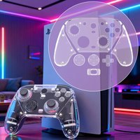 For GameSir G7 Pro Gamepad Magnetic PC Panel Replacement Protective Case,Transparent, Minimalist, Waterproof, And Drop Resistant