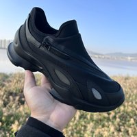 Summer new men's shoes mesh breathable casual shoes thick soled fashionable casual sports shoes outdoor comfortable work shoes