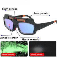 Anti-Glare Argon Arc Welding Glasses, Automatic Dimming Welder Eye Protection Goggles – Darkening Shield for Welding Tools