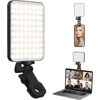 LED Video Light Fill Light Rechargeable 1500 Mah Ajusted 3 Light Modes CRI 95 Portable Mini Selfie Light 2900-6800k for Vlog