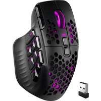 SOLAKAKA SM809 Pro Wireless MMO Gaming Mouse PAW3311 16 Side Buttons 24000 DPI RGB Honeycomb Programmable Macro Wireless mouse