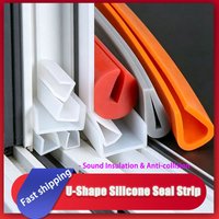 U-Shape Silicone Edge Trim for Glass & Steel, Heatproof Waterproof, Sold Per Meter | 1pc=1m