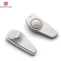 100PCS/lot Clothing EAS AM 58khz Super Mini Plastic Security Alarm Hard Slipper Tag for Clothes