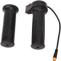 1 Pair Electric Bike Throttle Grips Universal Sensitive Scooter Accelerator Handle with Waterproof Joint for Conversion