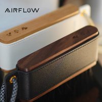 AIRFLOW Coffee Bar Cleaning Brush Espresso Machine Walnut Wood Handle Dusting Brush Natural Bristles Home Barista Accessories
