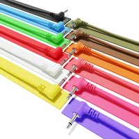 ExcelValley - 1 Piece TS 3.5mm 1/8“ Right Angle Mono Modular Patch Cable - 120~200cm Multi Color Choice for Eurorack Synth