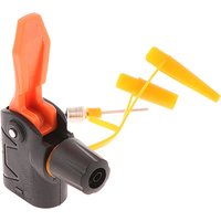 AliExpress NONE (Summer6)Bicycle Pump Nozzle Adapter ABS For Pump For Inflating Bicycles Balls Hose Adapter Dual Head Pumping Parts Accessories