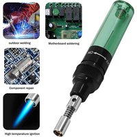 1pcs Portable Soldering Iron Kit 1300 Celsius Welding Pen Burner Blow Torch Gas Soldering Iron Cordless Butane Tip Tools Parts