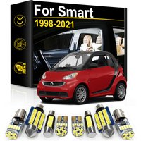 Car Interior LED Light For Smart Fortwo 450 451 453 Forfour 454 453 EQ Accessories Canbus Auto Reading Indoor Lamp Error Free
