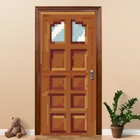 2D plane, 2D door fabric, 1 pixel room decoration miner door cover background - electronic game theme flag