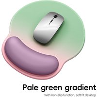 Comfortable Gradient Mouse Pad Wrist Support Non Slip Mice Mat Soft Mousepad Wrist Support Computer Silicone Mouse Pad For Pc