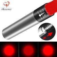 Red Light Therapy Lamp Device LED Flashlight for Body Pain Relief Skin Rejuvenation Infrared Lamp Zoomable Torch