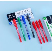 PLR 1/3pcs 0.5mm Marker Pens Tattoo Skin Markers Scribe Permanent Makeup Supplies Large Capacity Ink Waterproof
