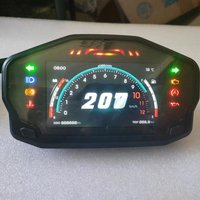 Compteur de vitesse universel TFT pour moto, odomcirculation multifonctionnelle, niveau de carburant, jauge de température d'eau, 1, 2/4 intervalles, nouveau