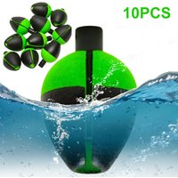 10Pcs High Buoyancy Fishing Floats Compact Pike Floats Adjustable Fishing Bobbers Fishing Floats Bobbers for Bass Trout Pike
