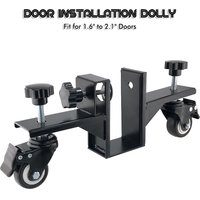 Türinstallation Dolly Türverkleidung Trolley 360° Rotation Übersetzungsrolle Heavy Duty Türverkleidung Trolley Board Dolly