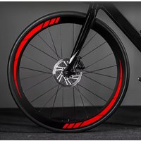 8-piece set of bicycle stickers, road bicycle stickers | mountain bike wheel decoration, waterproof bicycle wheel group decal,