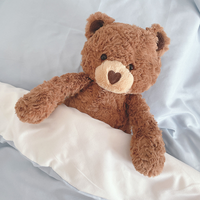 40cm Cute Curly Heart Teddy Bear Plush Toys Hug Bear Dolls Kids Birthday Gifts Pillow Teddy Bear Doll Home Living Room Bedroom