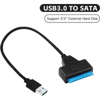 USB 3.0 to SATA Cable Support 2.5 Inches External HDD SSD Hard Drive Adapter Cable Computer Connector Converter