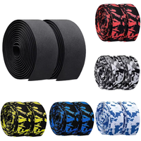 Dead fly road car monochrome handle with bicycle horn horn handle with bicycle handlebar multi-color camouflage strap