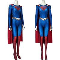 Hot Halloween Costume Party Jumpsuit for Adult Women Super Girl Jumpsuit Cloak Set Cool Cosplay Costume New