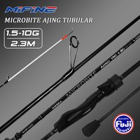 MIFINE MICROBITE AJING Tubular Tip Light Rock Fishing Rod 2-10g 2,3M Fast Trout Perch Spinning Poles für Salzwasser und Süßwasser