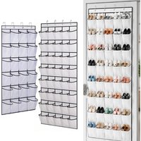 24/40 Pockets Hanging Closet Storage Bag for Clothes Shoes Underwear Large Capacity Space Saving Wardrobe Organizer for Home ZYF