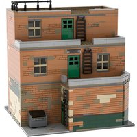MOC Paddy's Pub Building Blocks Model It's Always Sunny in Philadelphia Paddy's Pub Architecture Bricks Assembly Toys Kids Gifts
