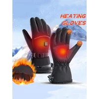 AliExpress NONE Warm Gloves for Bike in Winter Electric Heating Warm Gloves for Bicycle Rainproof Warm Gloves for Cycling
