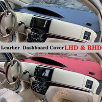 PU Leather Dashboard Cover Pad for Toyota Previa 50 2006-2019 XR50 Estima Tarago Accessories Dash Board Sunshade Carpet Anti-UV