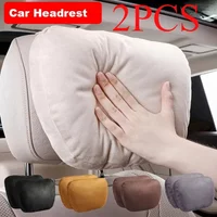 2PCS Car Headrest Neck Support Seat / Maybach Design S Class Soft Universal Adjustable Car Pillow Neck Rest Cushion High Quality
