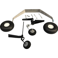 Landing Gear Set for 15 Grade RC Airplane Aluminum Alloy with Back Wheel Tail Wheel suit Electric Nitro Fitted Wing Planes Parts