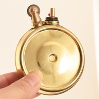 Briquet à kérosène en laiton rond Air-CyclSpSigned Fire Jane, Jet circulaire Dragon, tuyau de feu incliné, style professionnel créatif