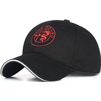 Car Logo Baseball Cap Women Men Casual Duck Tongue Caps Adjustable Sun Hat For Alfa Romeo 147 159 Stelvio MiTo Giulietta Valve