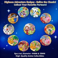 Digital Monsters Adventure Cosplay Agumon Taichi Anime Badge Pin Brooch Accessory A Version Merchandise Collectible Gift for