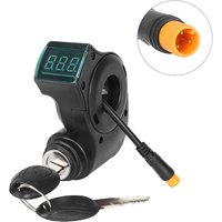 For Kugoo For Kirin For G2 For Pro Electric Scooter Digital Display Voltmeter With Lock Electric Ignition Key 3pin Connector