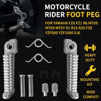New Motorcycle Footrest Foot Step Pegs Rider Foot Rest For Yamaha FZ6 FZ1 R6 R3 For MT09 MT07 R1 R15 R25 FZ8 YZF600 YZF1000 XJ6